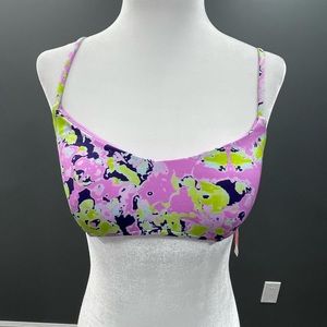 Victoria’s Secret Bikini Top Purple Speckle S C8
